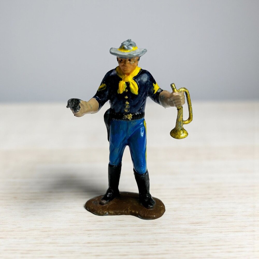 Vintage Union Toy Soldier Figurine - Possibly Marx Union Soldier Reissue?